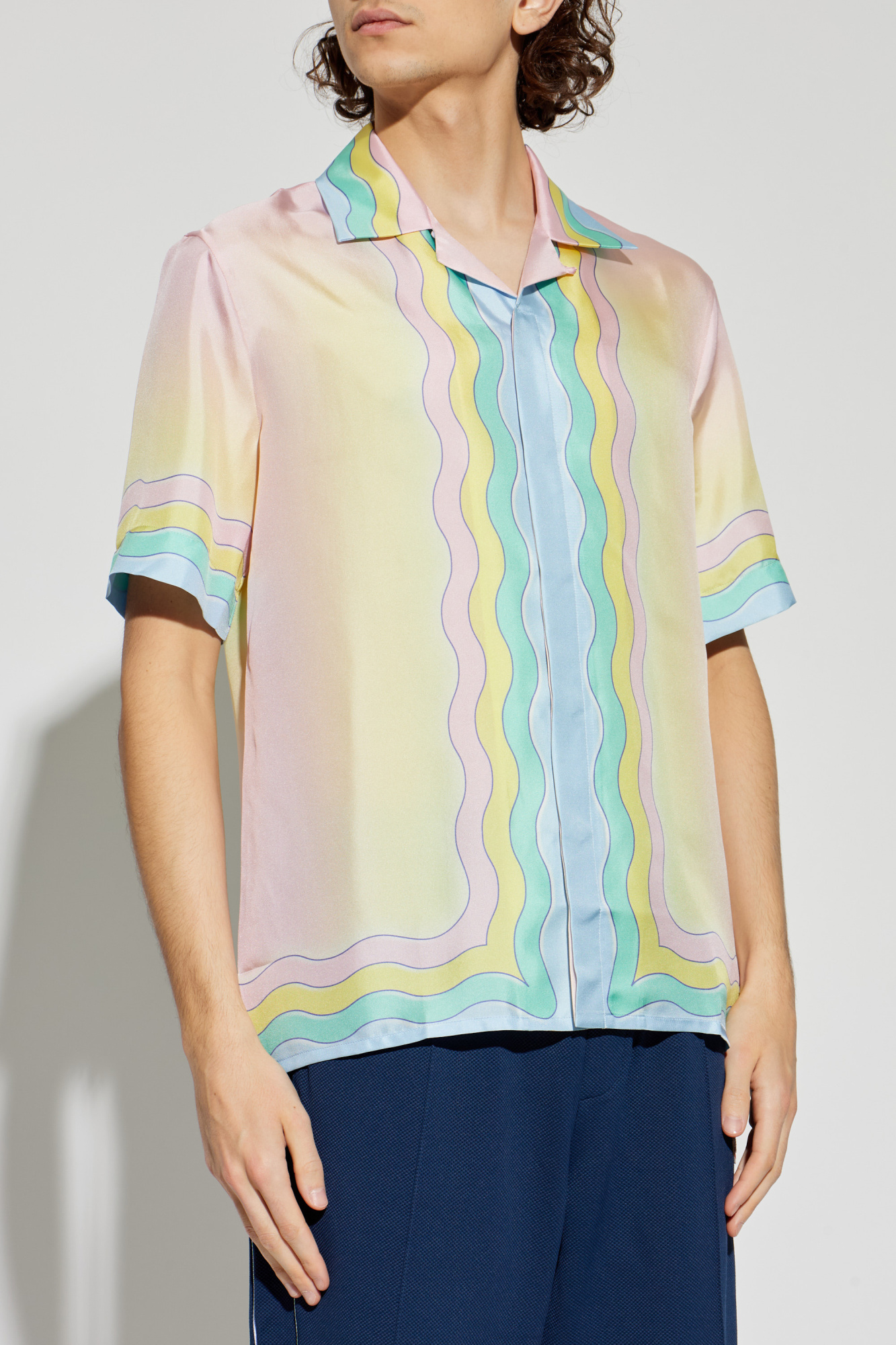 シャツ Casablanca SILK SHIRT Casablanca Silk short-sleeve shirt | Men's | Vitkac